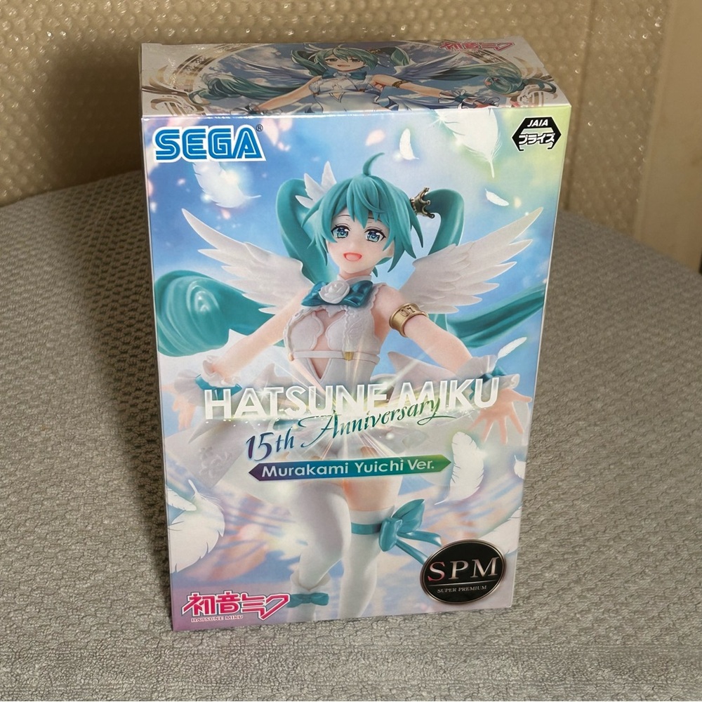 SEGA Hatsune Miku 15th Anniversary Action Figure - Blue and White